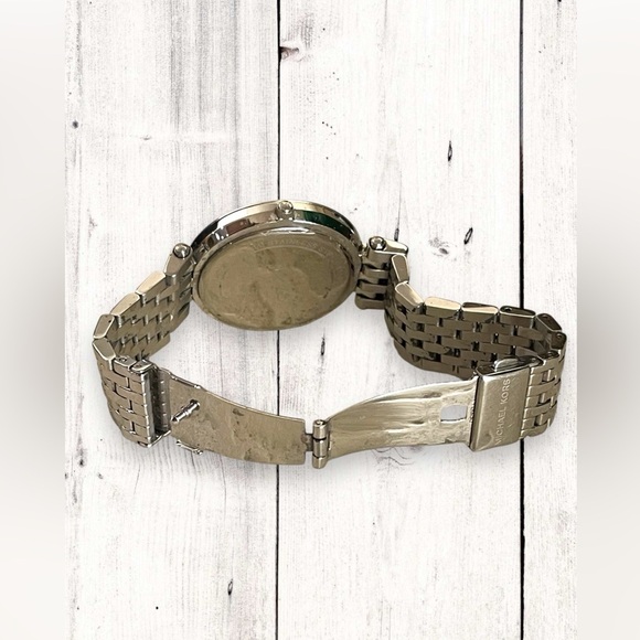 Michael Kors Women’s Silver and Turquoise Dial Face with Crystals Darci MK3403 - Picture 8 of 11